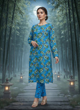 2 Pcs Ladies Suit  Des  124